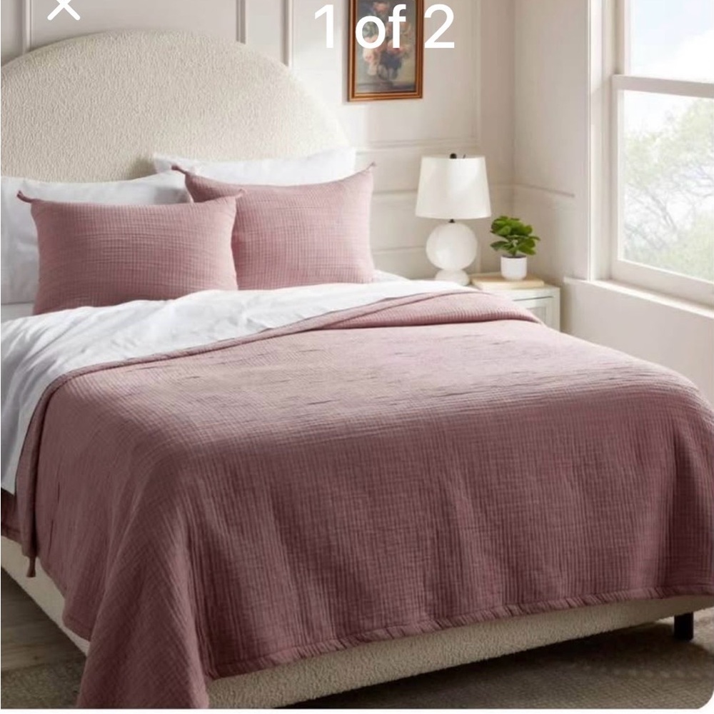 Threshold Dusty Rose Quilt